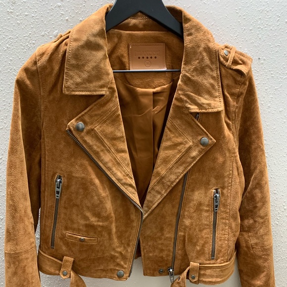 Blank NYC Jackets & Blazers - Blank NYC El Dorado (orange) Suede Jacket